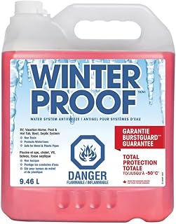 9.46L-50 Degrees Antifreeze Coolant by Winter Proof (1 Bottle),Pink