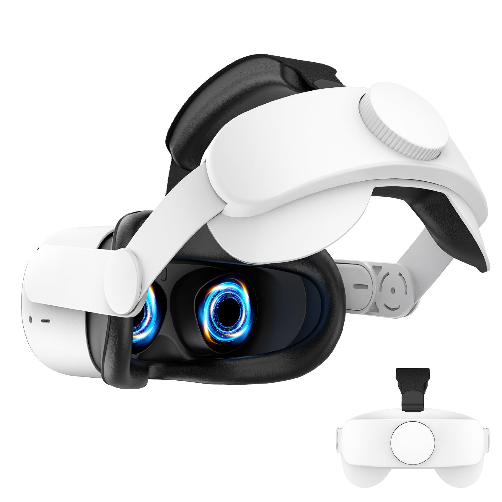 VZNEK Head Strap Compatible with Oculus Quest 2,Meta Quest 2 Accessories Adjusta