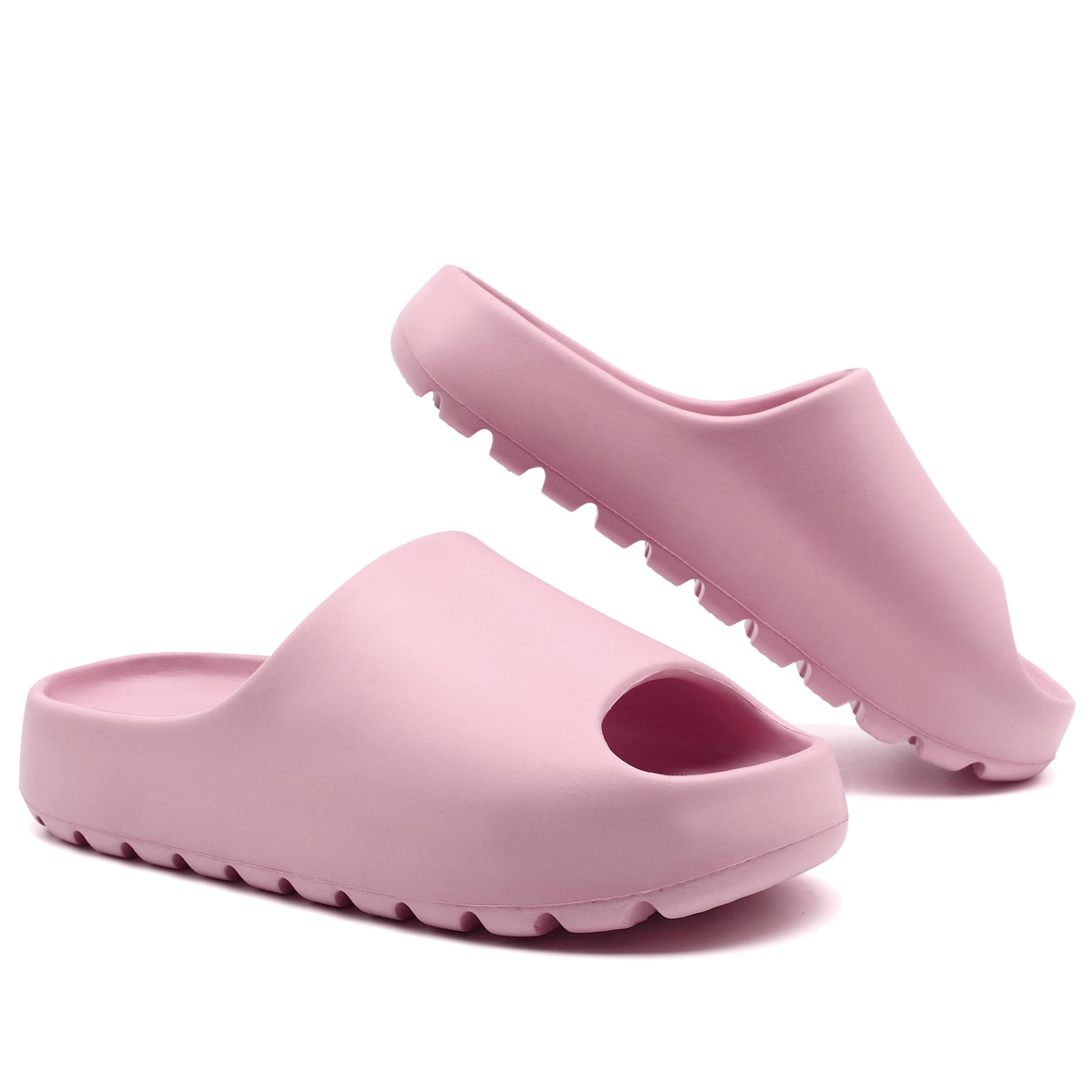 Jaeynow Cloud Slides for Women Men,EVA Soft Recovery Slides for Womens,Thick Sol