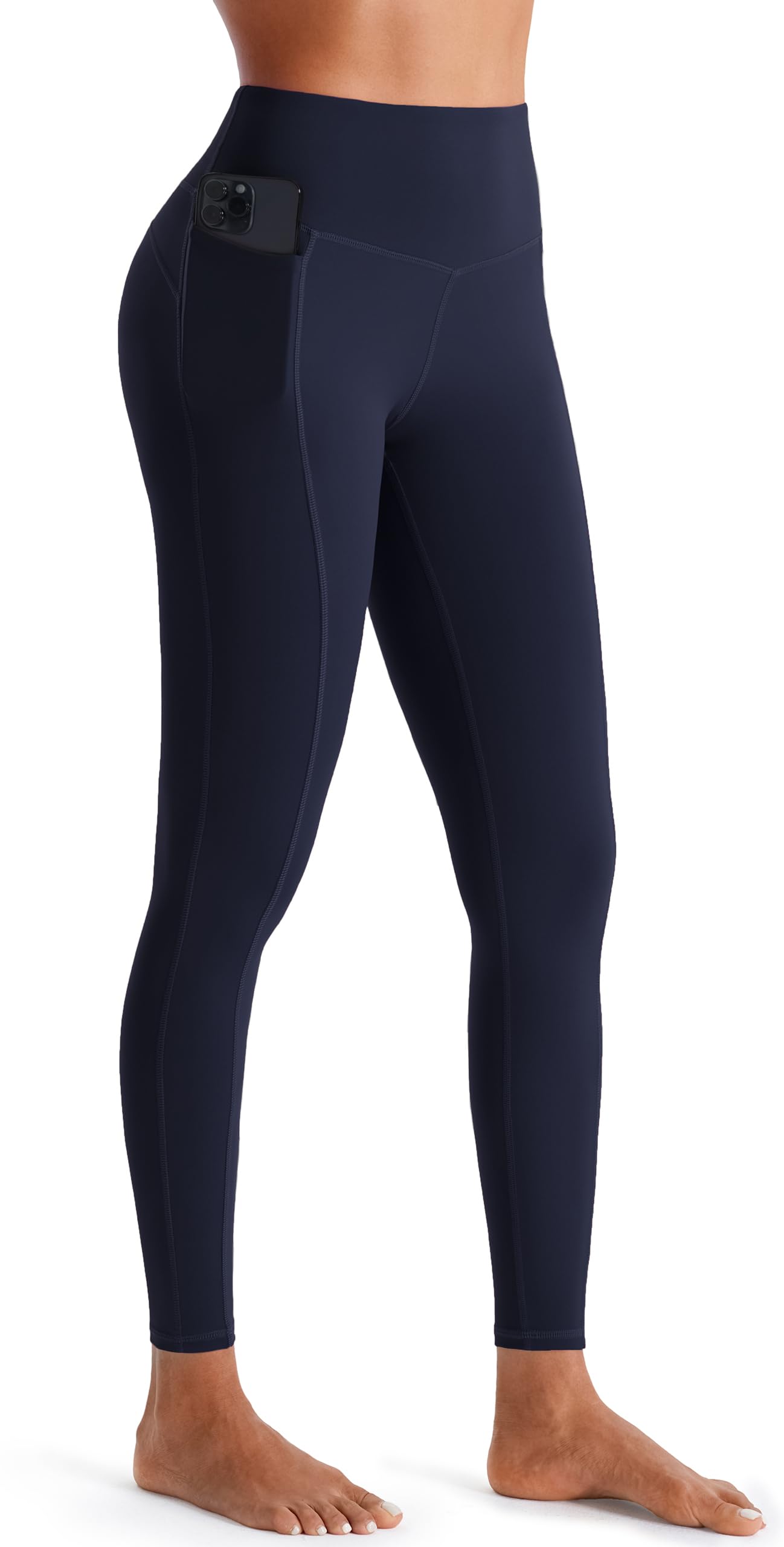 JOYSPELS Womens High Waist Gym Leggings with Pockets, Full-Length & Capri