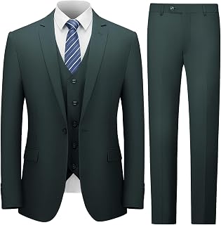 Cooper & Nelson Mens Cooper & Nelson 3 Piece Suits for Men Tuxedo Armrest