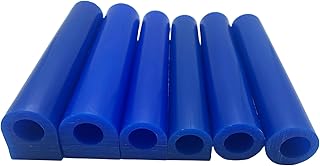 6PCS Blue Ring Carving Wax Tubes for Jewelry Making Casting Mold Molding Lost Wax Casting, Ring Design, Engraving &amp; Custom Jewelry Craft