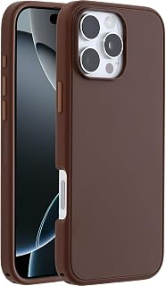 OtterBox Symmetry Series MagSafe Case for iPhone 16 Pro Max, Shockproof, Drop Proof, Protective Thin Case, 3X Tested to Military Standard, Brown