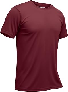 TACVASEN Mens Athletic Short Sleeve T-shirts Quick Dry Fit Workout Sun Protection Swim Shirts Running Rash Guard UPF50+