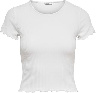 Only Onlemma Women's S/S Short Top Noos JRS T-Shirt (Pack of 1)