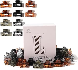 30 Pieces Hair Clips for Women - Small Square Jaw Clips for Thick, Thin, Medium and Fine Hairstyles, Stay in Place Without Pulling or Snagging, Durable Plastic