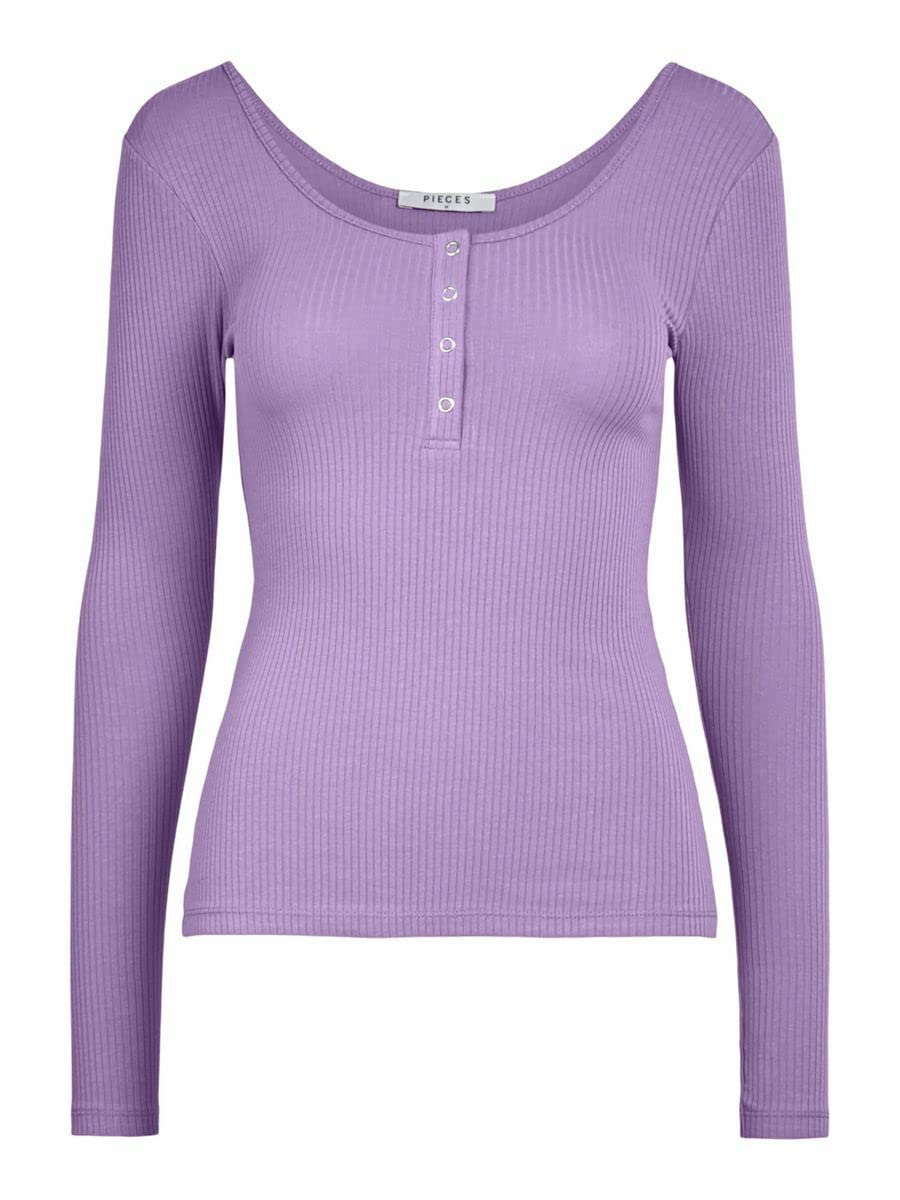Pieces Pckitte LS Top Noos BC Women's Long Sleeve Shirt (Pack of 1)