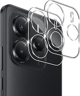 2 Pieces Camera Lens Protector for Xiaomi Redmi Note 14 5G, 9H Hardness Anti-scratch Anti-fall HD Film Anti-Scratch Tempered Glass Protector Film