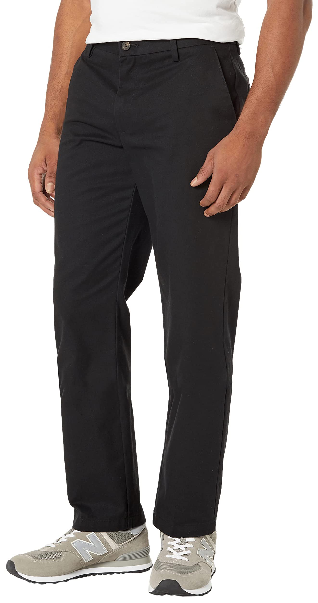 Amazon Essentials Mens Straight-Fit Wrinkle-Resistant Flat-Front Chino Pant