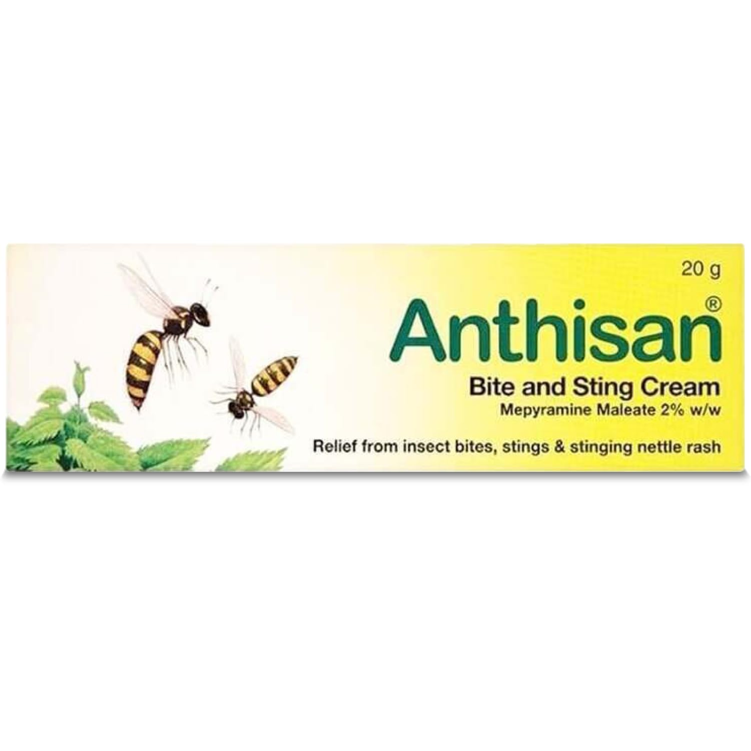 Anthisan Bite & Sting Cream Relief from insect bites, stings & stinging nettle r
