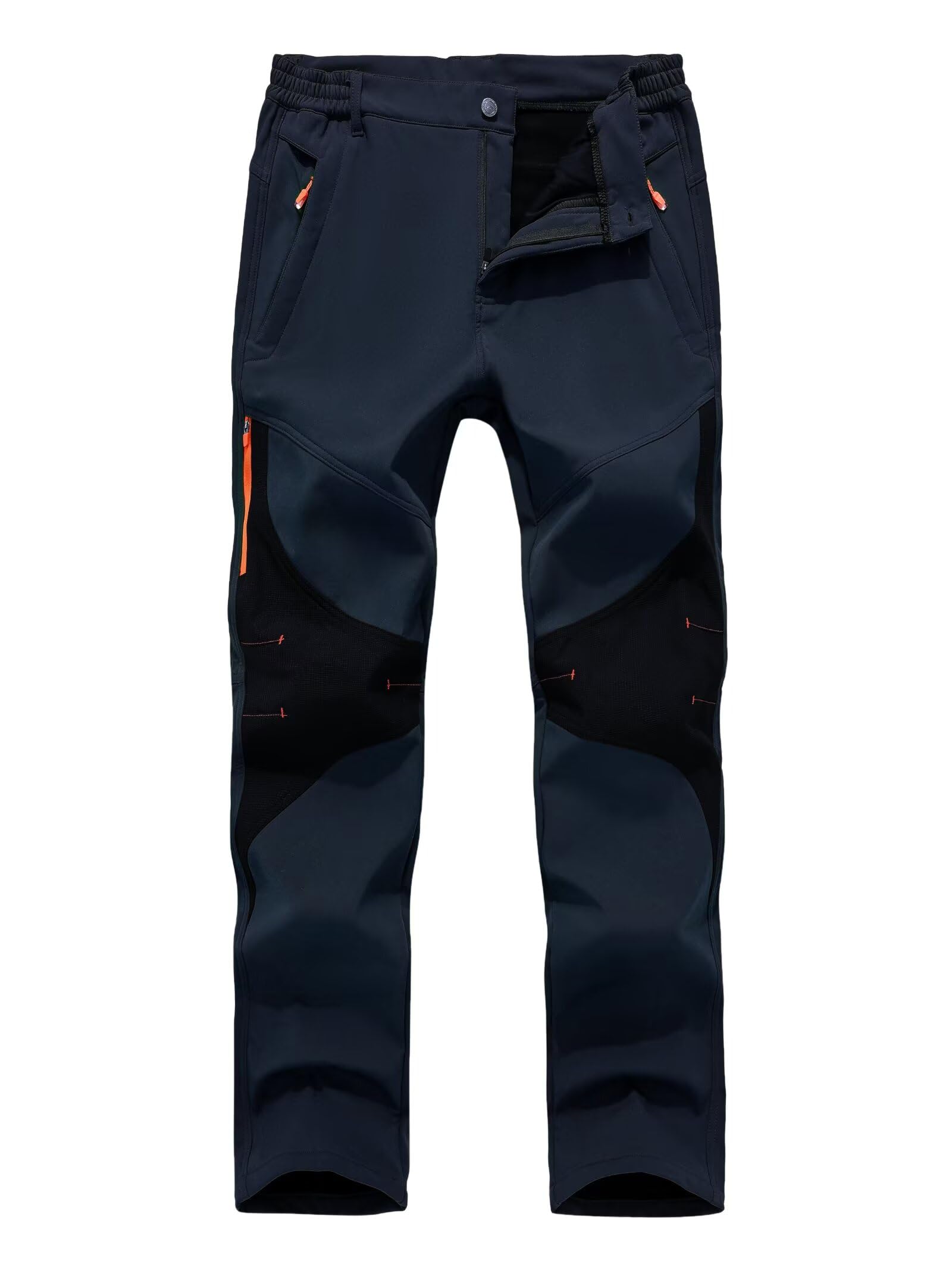 Tansozer Walking Trousers for Men Waterproof Zip Pockets