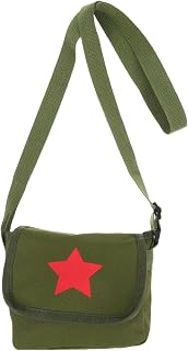 Baluue Kids Crossbody Bag Canvas School Bag with Star Design Lightweight Shoulder for Boys and Girls School Canvas for Daily Use Outdoor Activities Back to 8.46 X 6.29 X 0.59 in