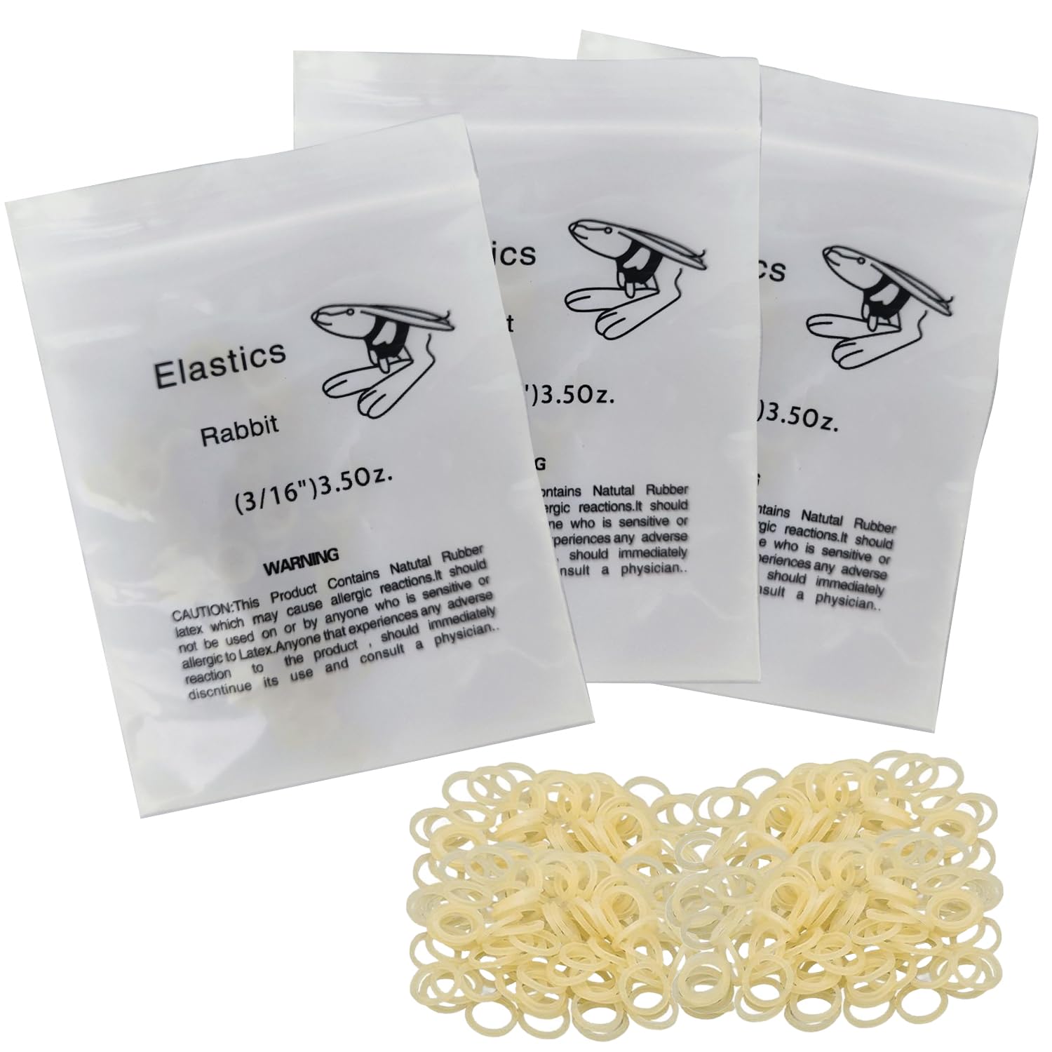 300 Pcs Orthodontic Elastic Bands – Durable Braces Bands for Teeth, Strong Hold 
