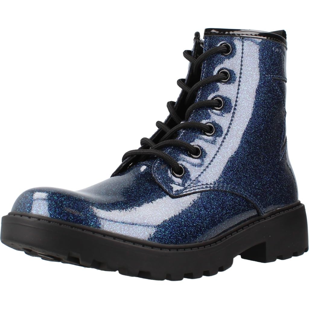 GEOX Junior Girl J CASEY GIRL G ANKLE BOOTS BLUE 32_EU