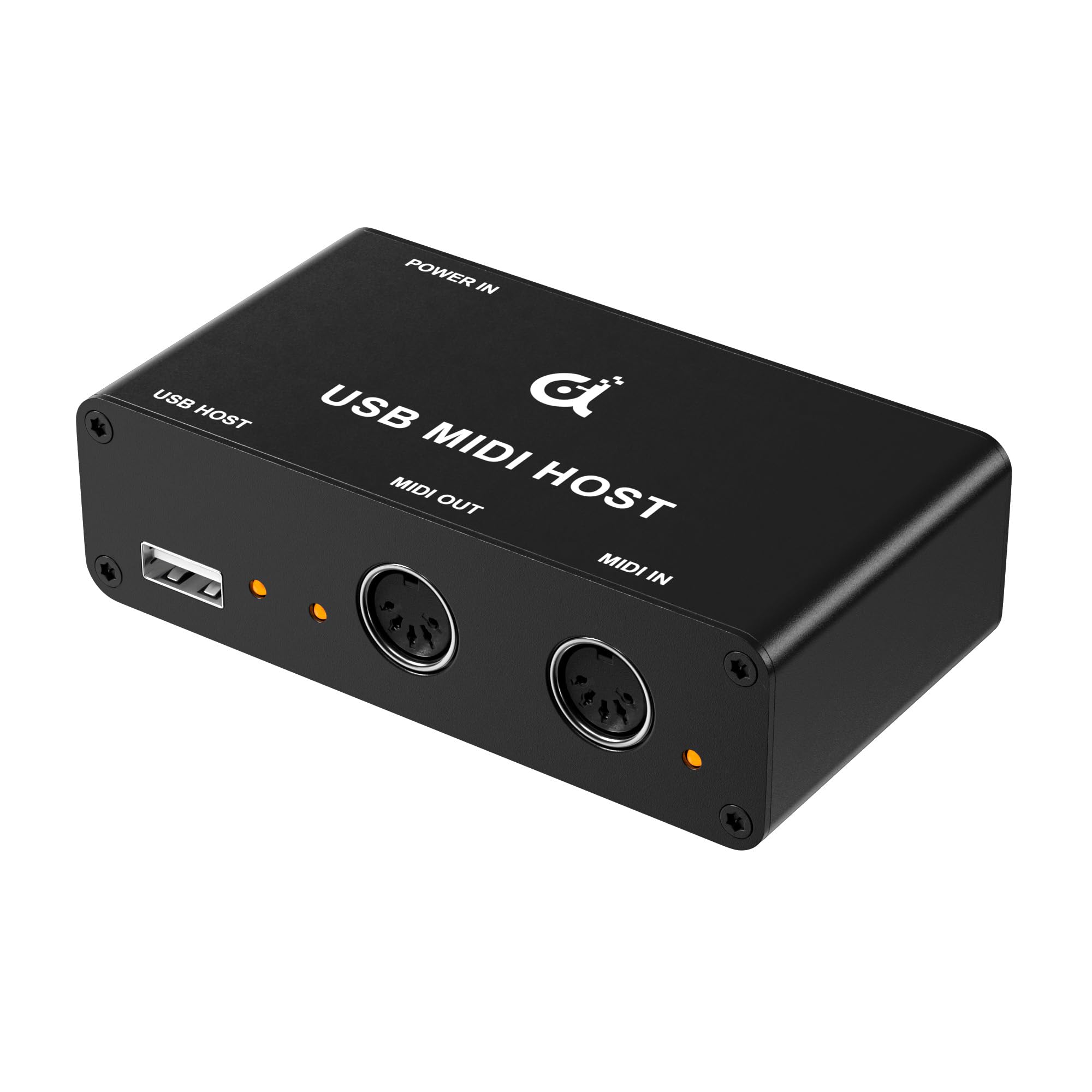 DigitalLife BridgeCore USB MIDI Host, USB to 5-PIN DIN MIDI (Black, Metal) | Con