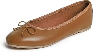 Feversole Women's Bow Tie Fashion Dress Slip On Shoes Round Toe Ballet Flat