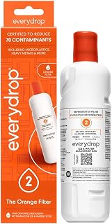 everydrop by Whirlpool Ice & Water Refrigerator Filter 2, Orange, EDR2RXD1