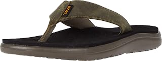 Teva Men's Voya Flip Leather Open Back Slippers