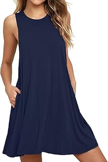PCEAIIH - Women's Summer Dress Long Sleeve with Pockets