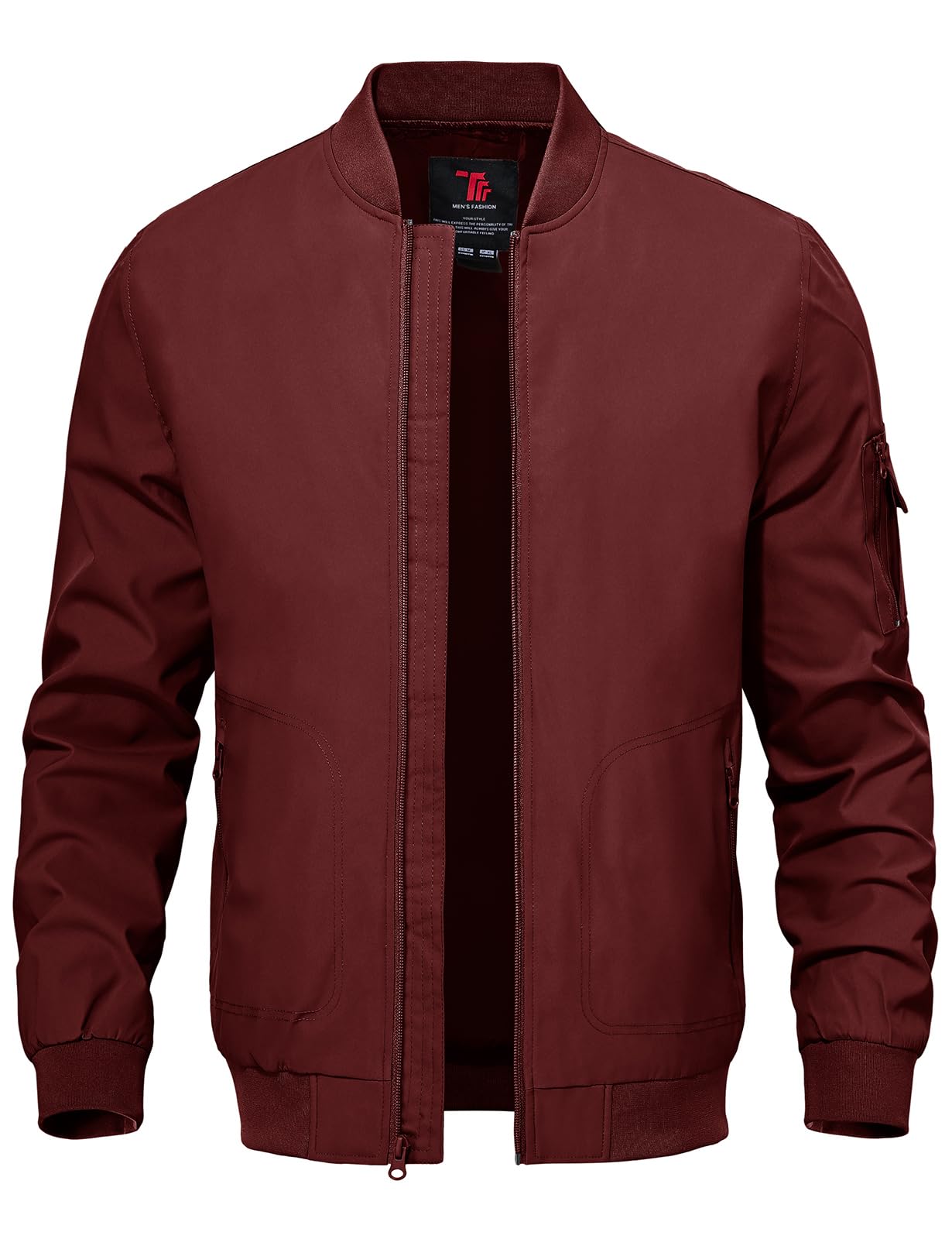 TBMPOY Men's Windproof Jacket Lightweight Windbreaker Windbreaker Outdoor Golf C