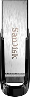 SanDisk Ultra Flair 128GB Flash Drive (USB Flash Drive, Speeds Up to 150MB/s, USB 3.0, Password Protection, Elegant and Resistant Metal Case) Silver/Black
