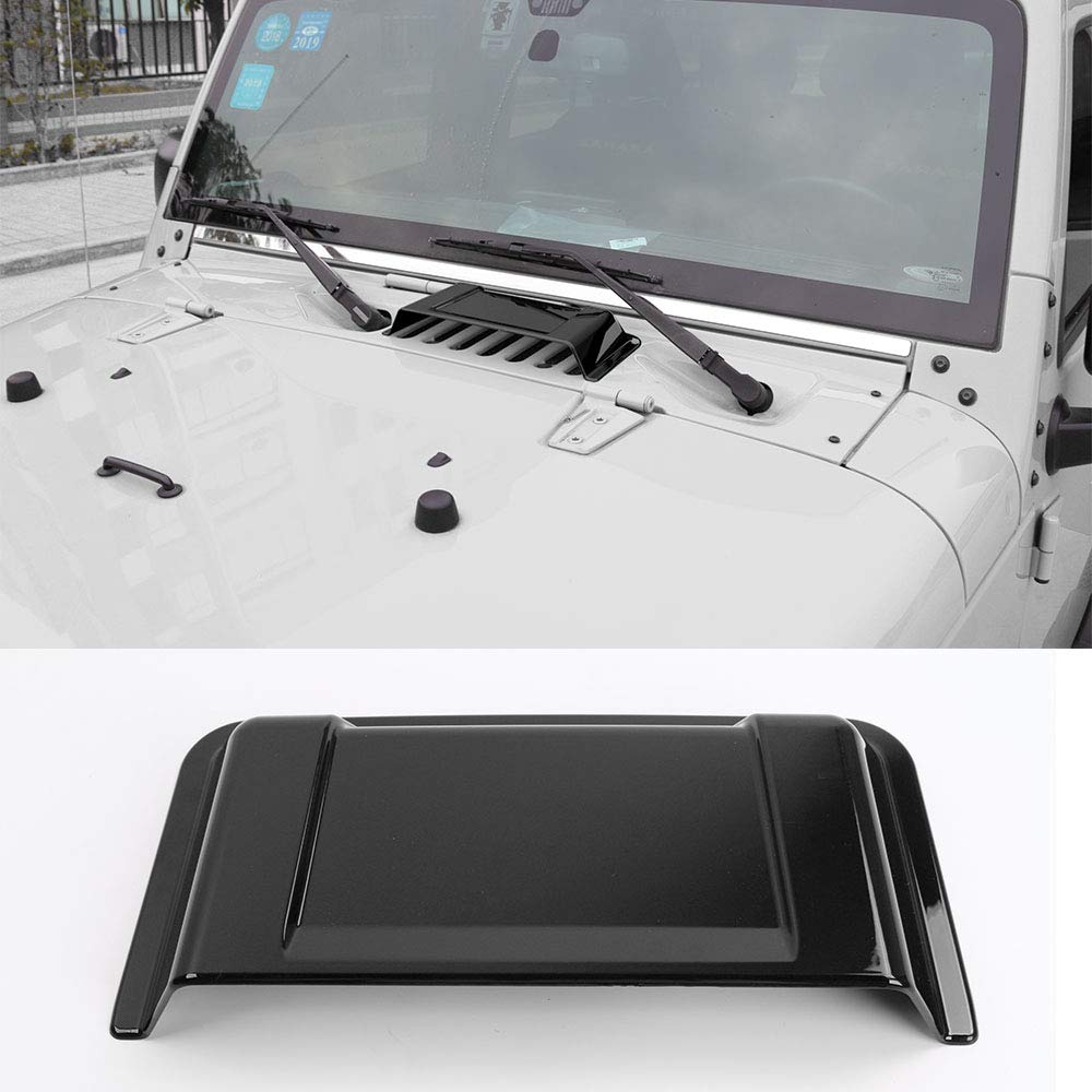 JeCar Hood Vent Hood Scoop Vent Cover for 1997-2017 Jeep Wrangler TJ JK Unlimite