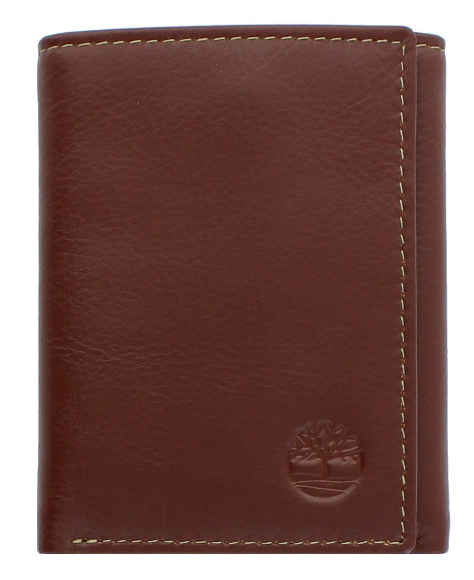 Timberland Mens Exclusive Blix Fine Leather Trifold Wallet Wallet
