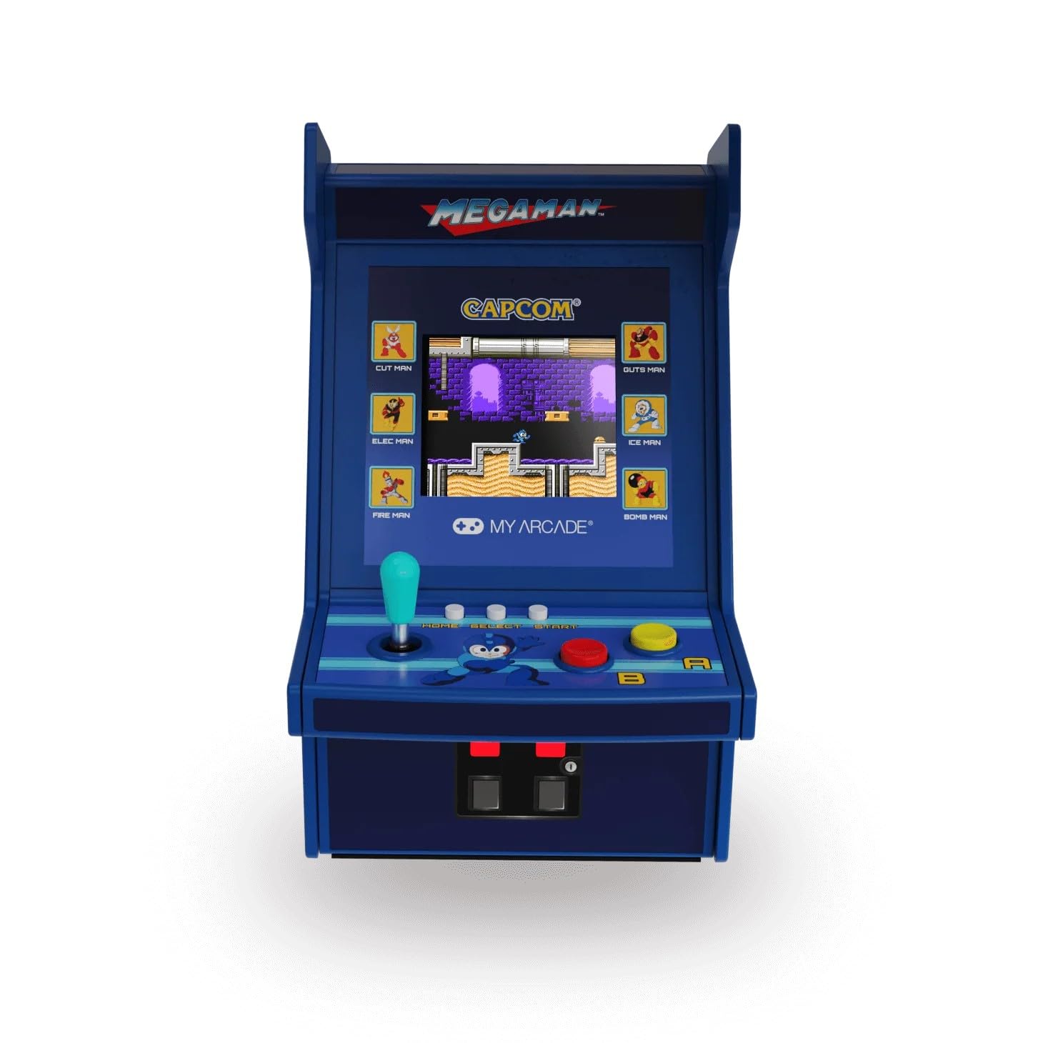 My Arcade MEGA Man Micro Player: 6 Retro Games, Classic Arcades, 6.75 Inch Conso