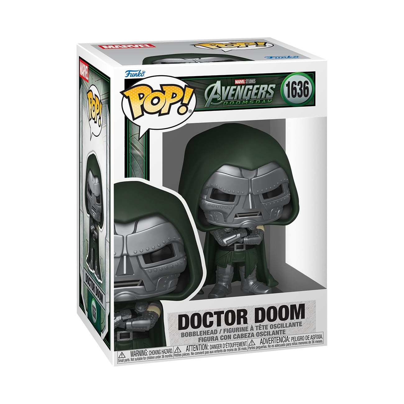 POP Funko Marvel: Avengers: Doctor Doom | Collectable Vinyl Figure, Gift Idea, O