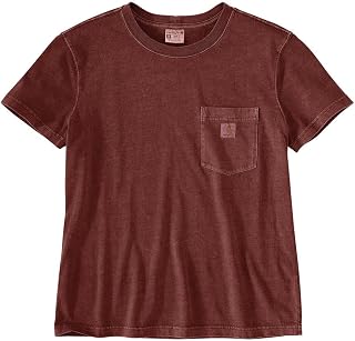 Carhartt Womens Casual Fit Lightweight Short Sleeve Pocket T-Shirt