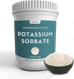 9.6 oz Potassium Sorbate for Wine Making, 100% Pure | Premium Potassium Sorbate for Wine Making, Home Brewing, Cakes, Soft Candy, Cookies and More