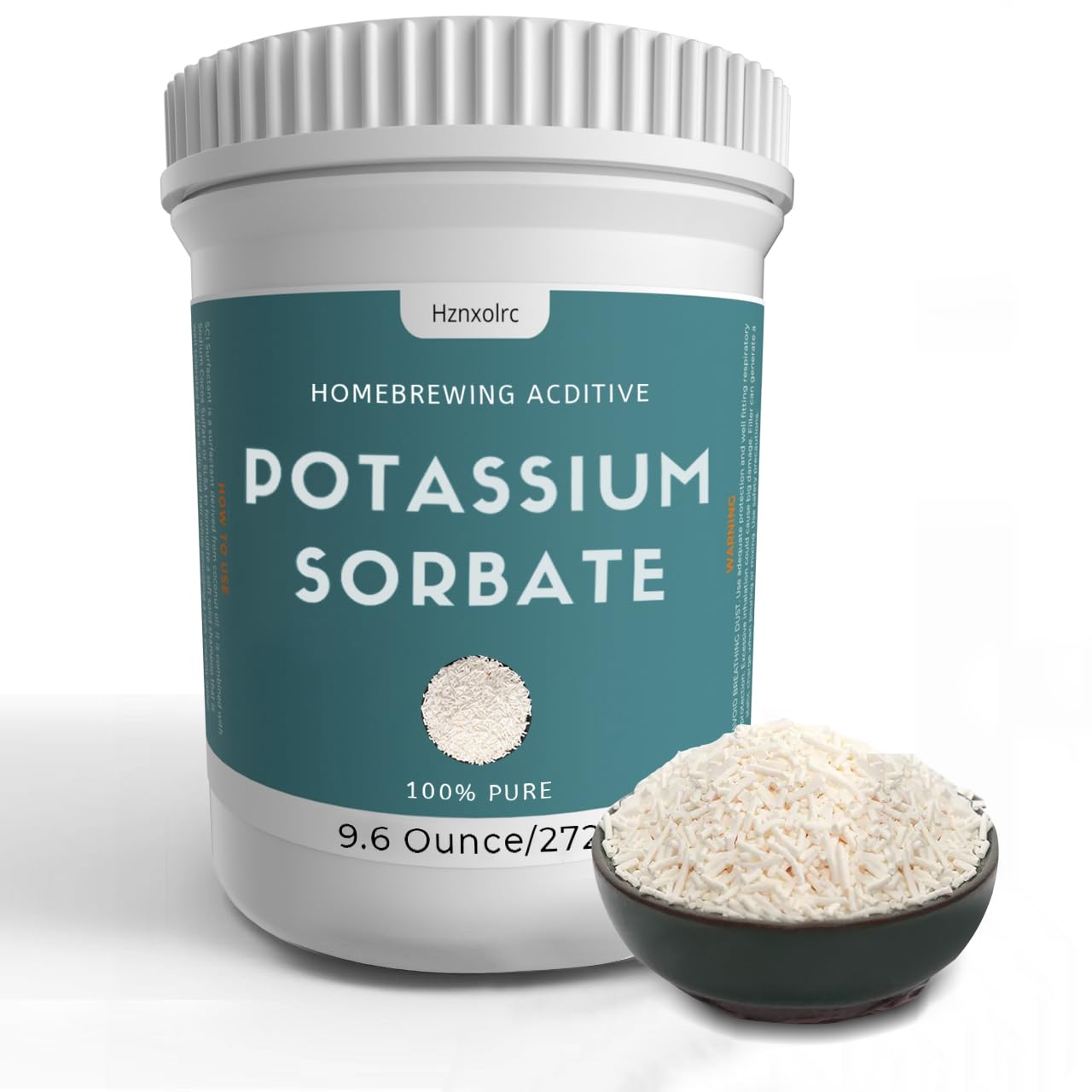 9.6 oz Potassium Sorbate for Wine Making, 100% Pure | Premium Potassium Sorbate 