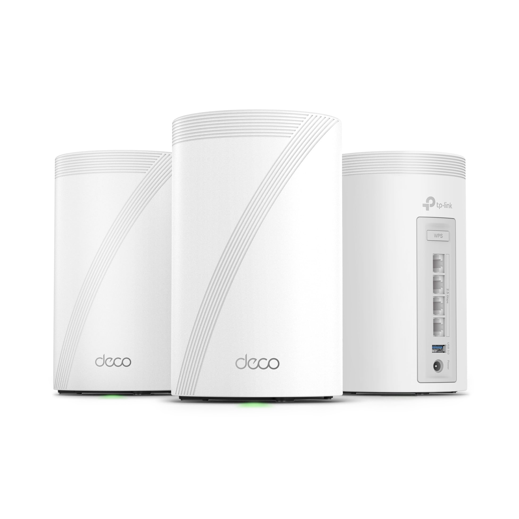 Deco 7 Pro Tri-Band WiFi 7 BE10000 Whole Home Mesh System 6-Stream 10 Gbps | 4 x