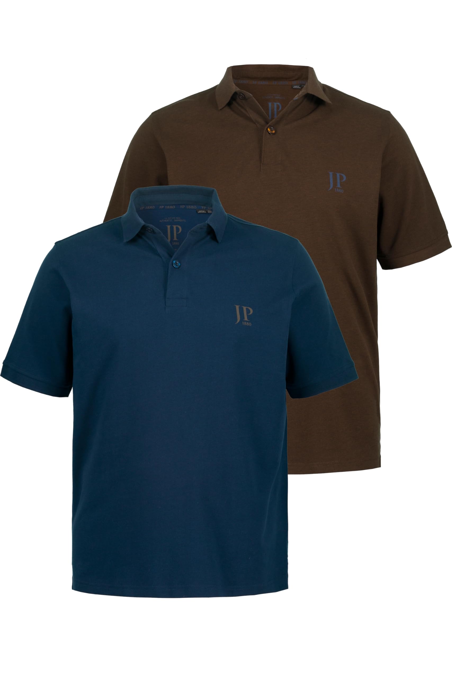 JP 1880 702560 Men's Large Sizes Plus Sizes Menswear L-8XL to 8XL Polo Shirt, To