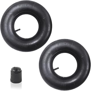 2pcs 15x6.00-6 Inner Tube with TR-13 Straight Valve, Compatible with Various Lawn Mowers, Wheelbarrows, Garden Trailers, Go-Karts, Golf Carts and More