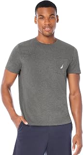Nautica Men's T-Shirt with Round Neck, Short Sleeves, Pocket T-Shirt