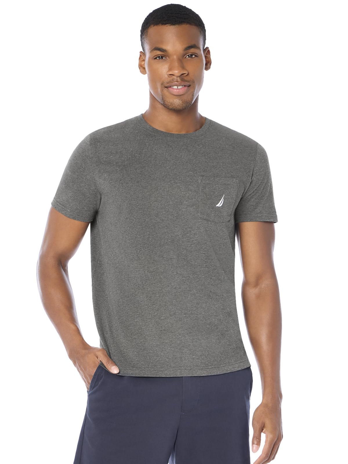 Nautica Men's T-Shirt with Round Neck, Short Sleeves, Pocket T-Shirt