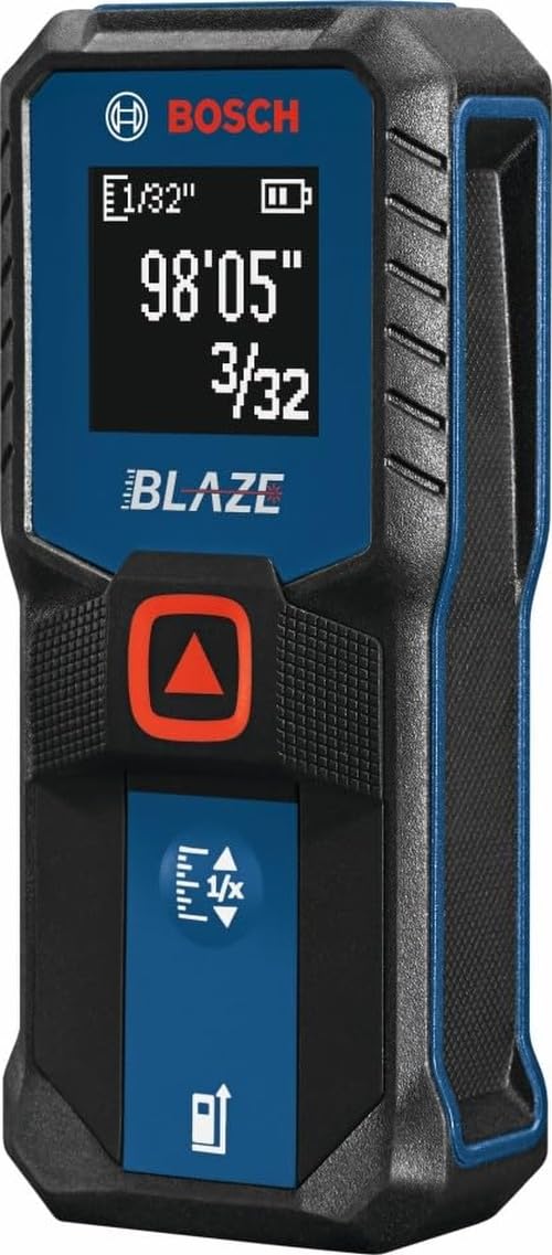 BOSCH GLM100-23 100 Ft Blaze Laser Distance Measure, With 2 AA Batteries | digit