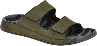 ECCO Mens 2026 Cozmo 2-Strap Soft Leather Comfy Flexible Adjustable Sandals