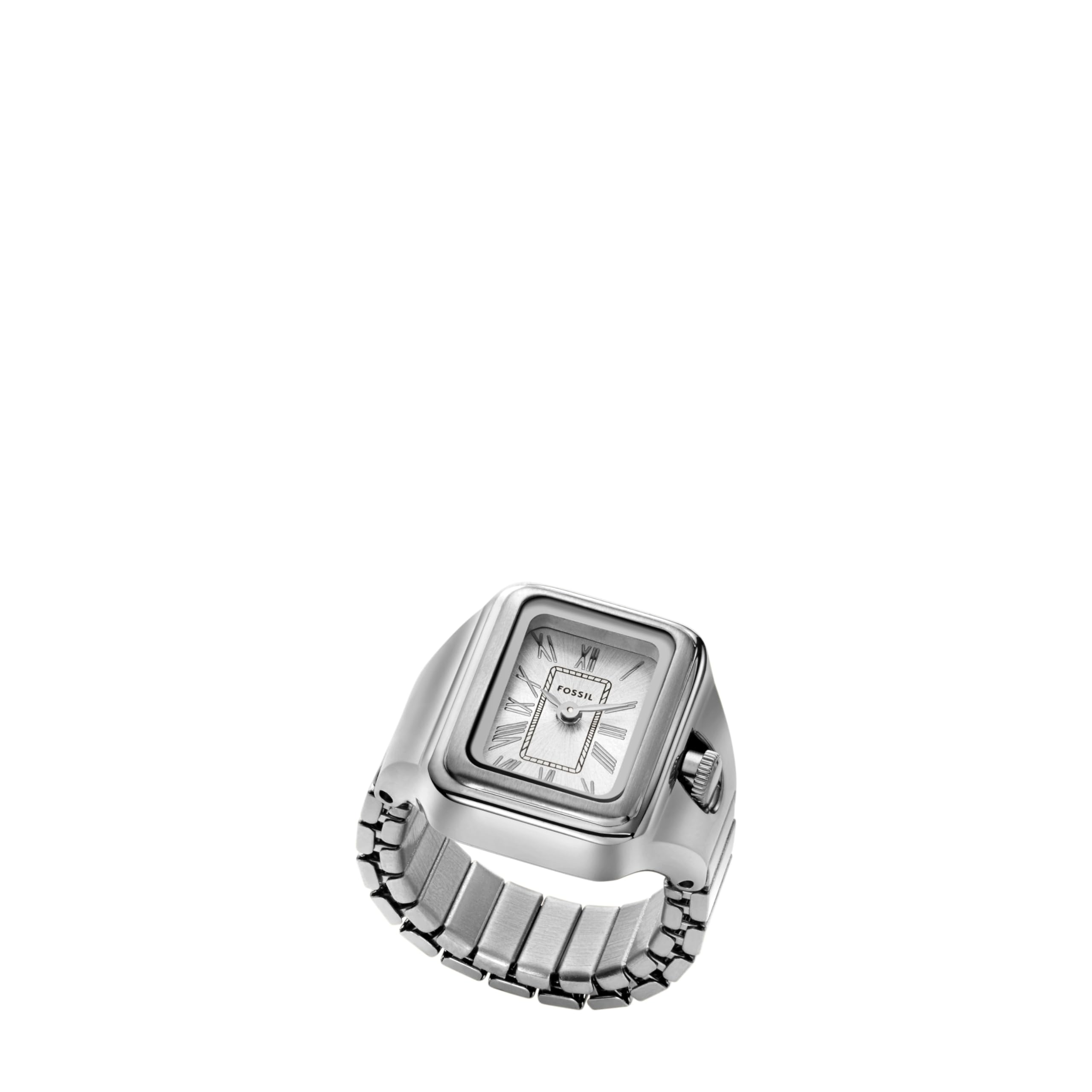 Fossil Raquel Watch Ring for Women, Quartz Two Hand Movement with Stainless Stee
