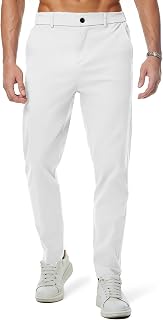 JMIERR Pantalones chinos para hombre de algodón con bolsillos