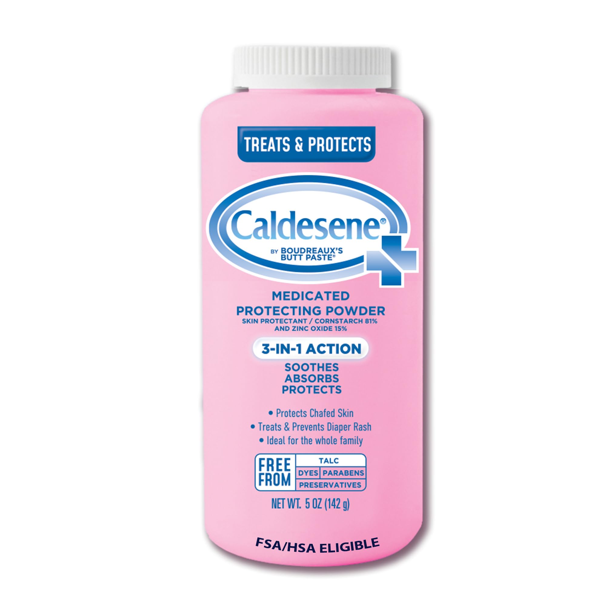 Caldesene Medicated Protecting Body Powder with Zinc &amp; Cornstarch, 5 Oz | Ta