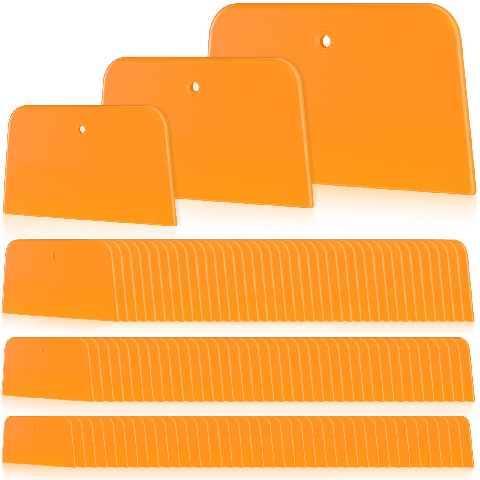 Frienda 6 Pcs Body Filler Spreaders Plastic Auto Putty, 3 Sizes | Ideal for Appl