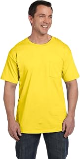 Hanes Men's Short Sleeve Beefy T-Shirt with Pockets US Size: