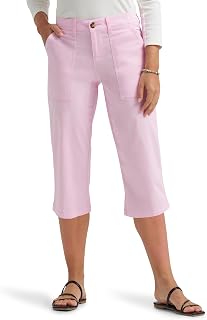 Lee Women's Ultra Lux Comfort with Flex-to-go Utility Skimmer Capri Pant