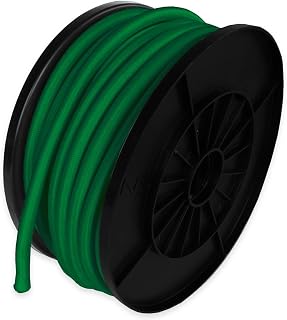 Elastic Cord Green 25 m - Quality PRO TECPLAST 9SW - Cable for Tarpaulins with Diameter 9 mm