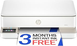 HP Envy 6120 All in One Printer | Perfect for Home | Colour | Wireless | Print, Scan & Copy | 3 Months of free Instant Ink | Easy Setup & Reliable Wi-Fi | White
