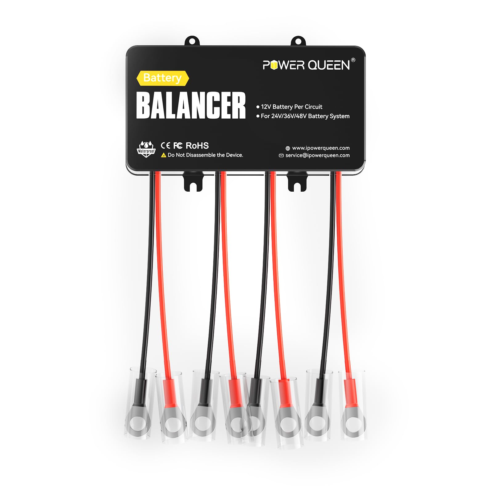 Power Queen Battery Equalizer 48V (4 * 12V), for 24V/36V/48V Battery Banks | Vol