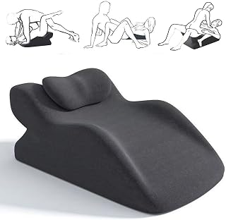 Sex Pillow for Couples with Memory Foam,Sex Doggie Style Pillow Ergonomic Positioning Sex Wedge Cushion Sex Furniture for Bedroom Fun,Sex Chair with Removable Cover Ramp Sex Sofa
