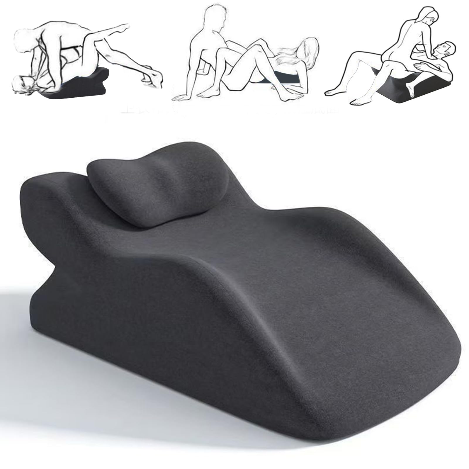 Sex Pillow for Couples with Memory Foam,Sex Doggie Style Pillow Ergonomic Positi